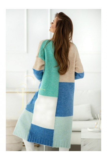 Sweter Multicolor Blue